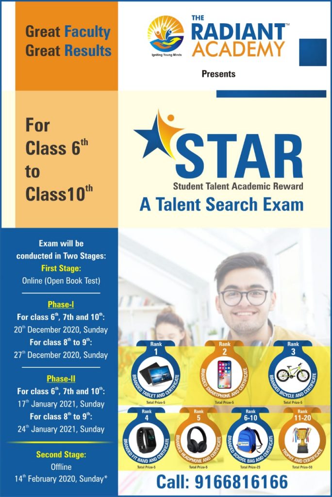 Information Brochure Star Talent Exam 2020 The Radiant Academy